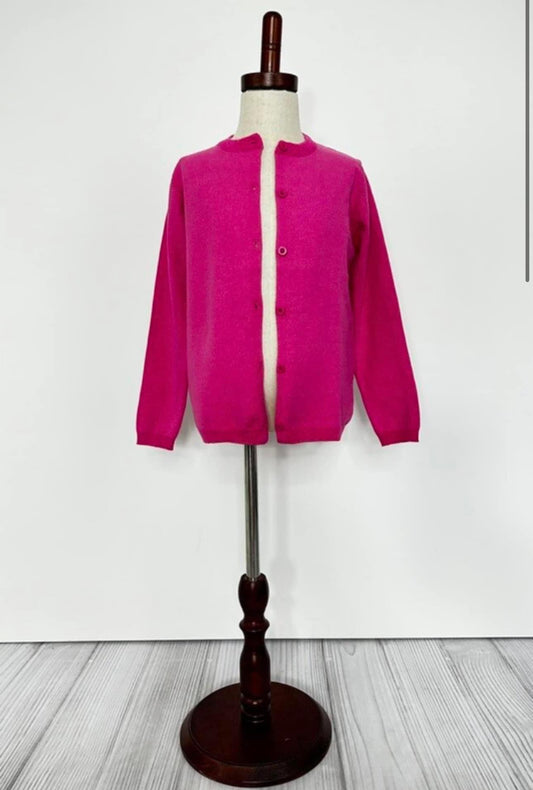 Hot Pink Cardigan By Clover Cottage