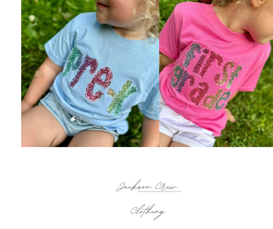 Sequin Rainbow Grade Tees