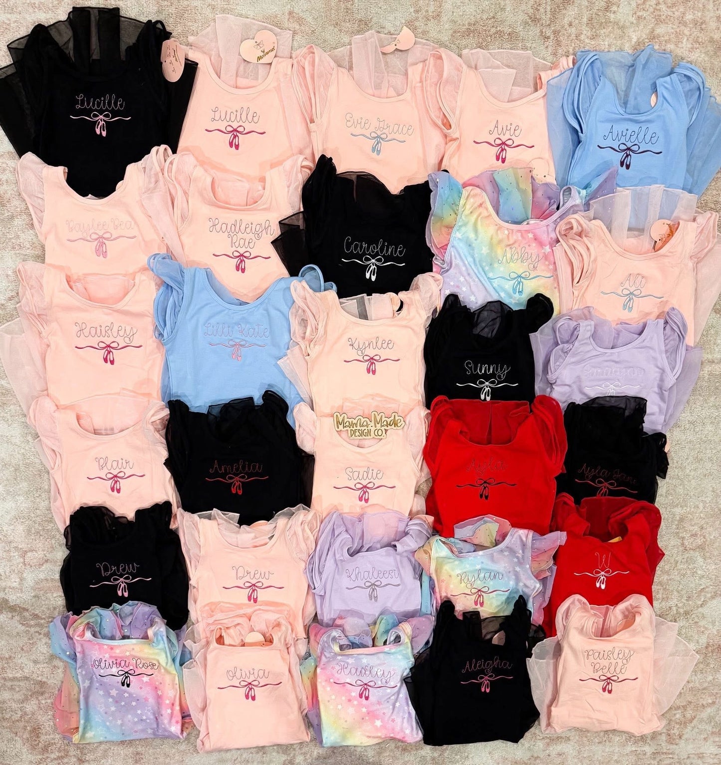 Custom Name Dance Leos