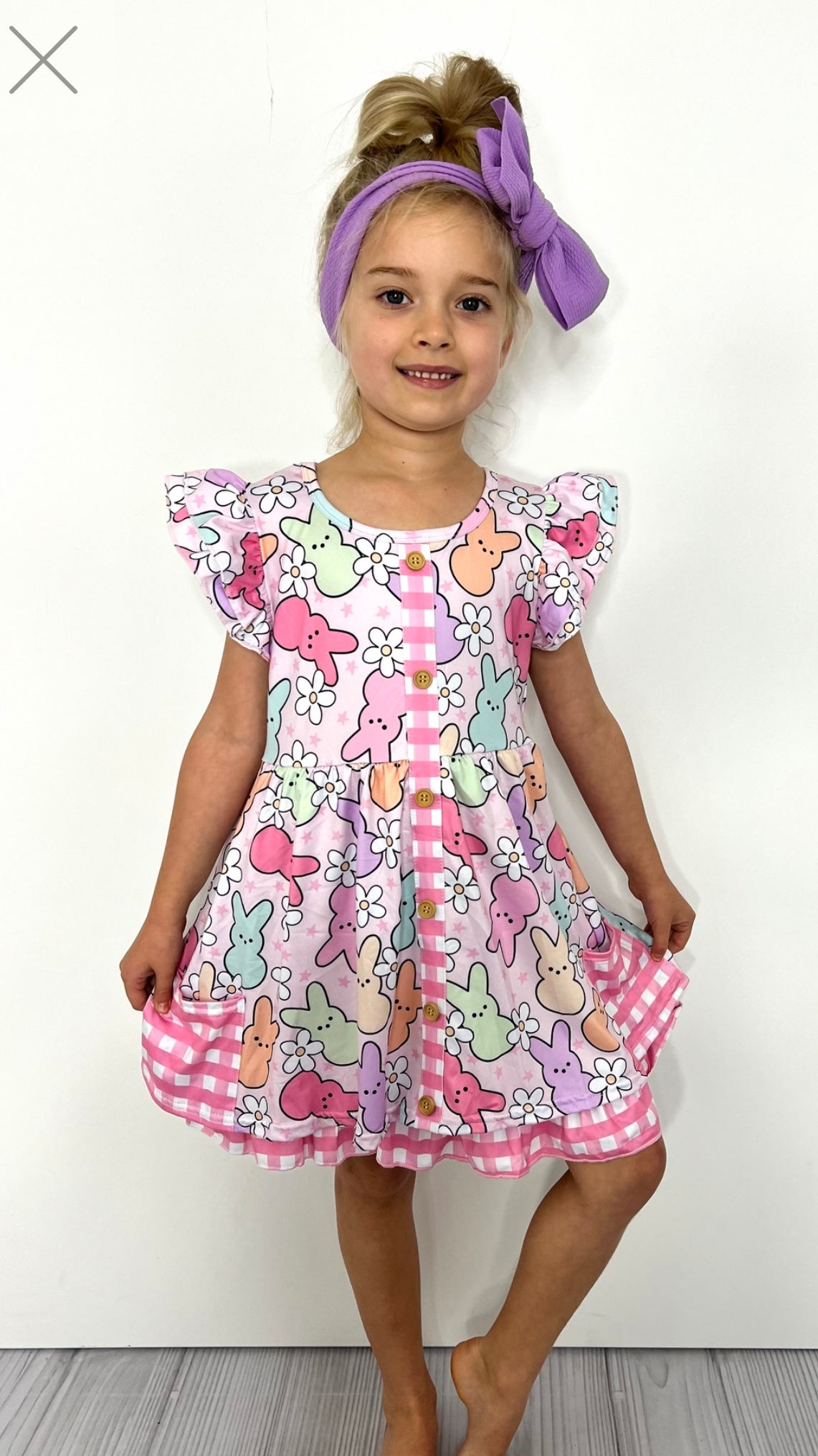 Cotton Candy Peeps Dress by Clover Cottage