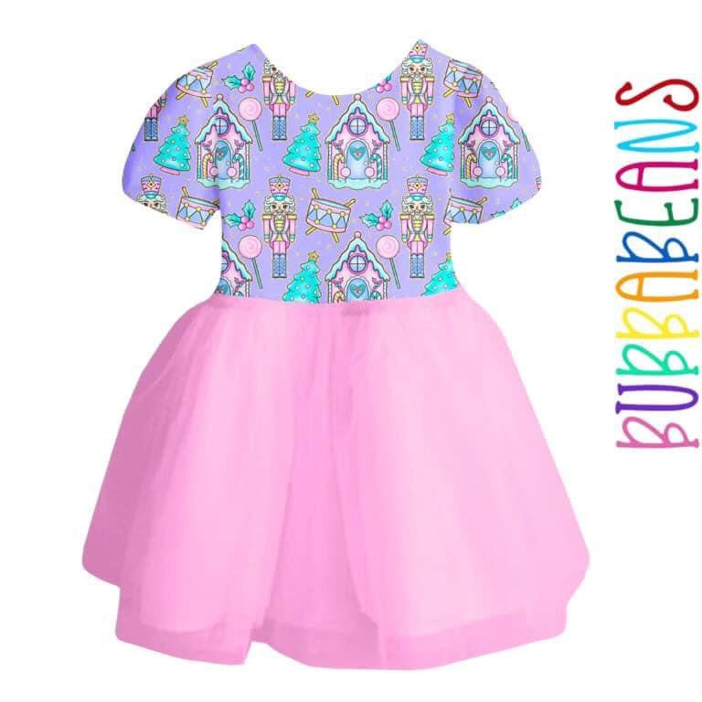 Pre-Order Sugar Plum Fairy Tulle Dress by BubbaBeans