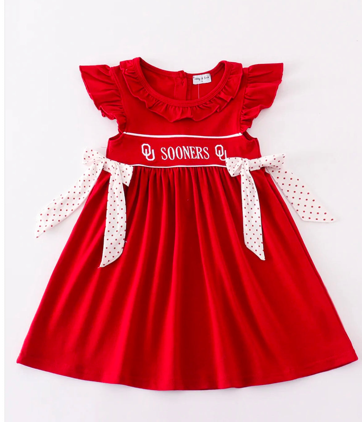Red Sooners Girls Dress