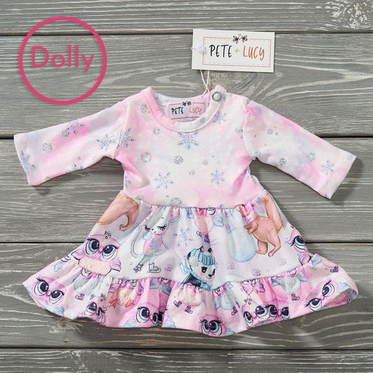 Frosty Friends Dolls Dress by Pete + Lucy