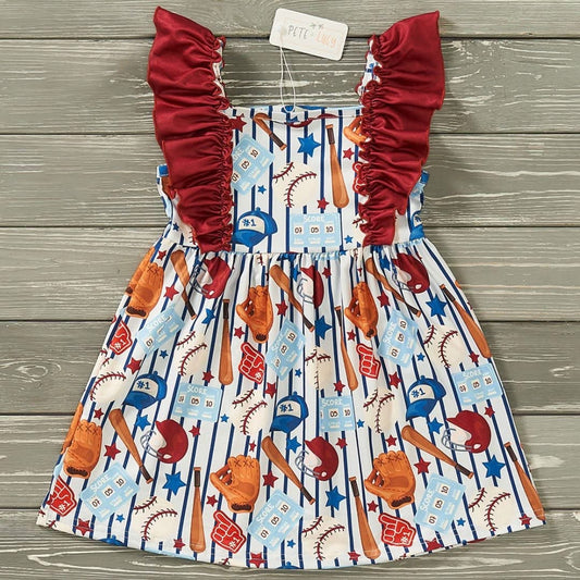 Vintage Baseball Dress by Pete + Lucy