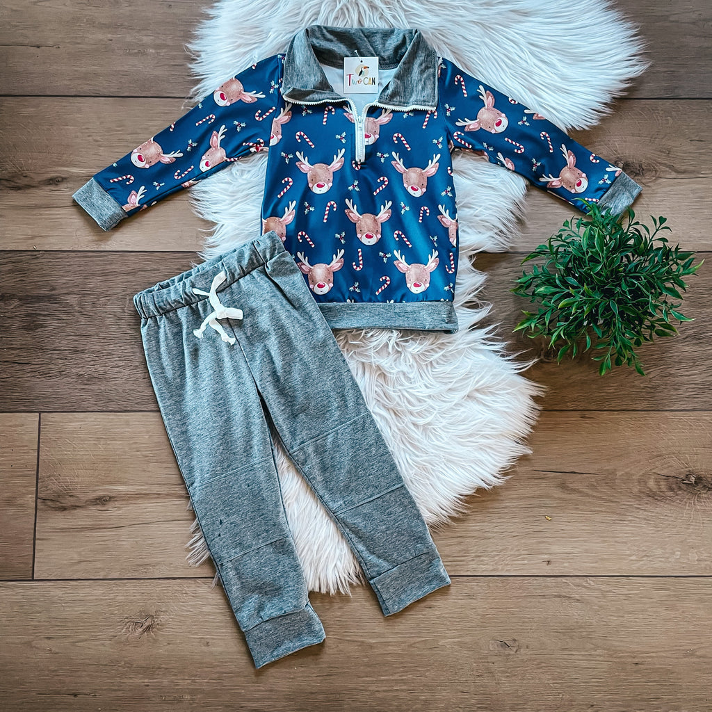 Reindeer Jogger Set by TwoCan