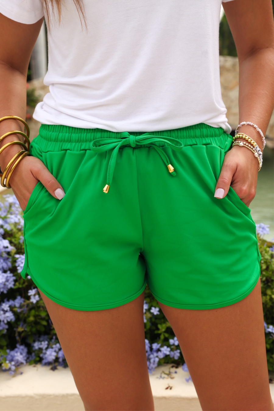 PREORDER- Solid Green Everyday Shorts