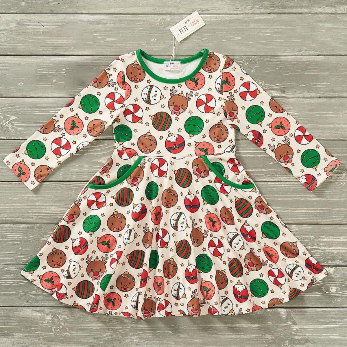 Christmas Ornaments Dress by Pete + Lucy