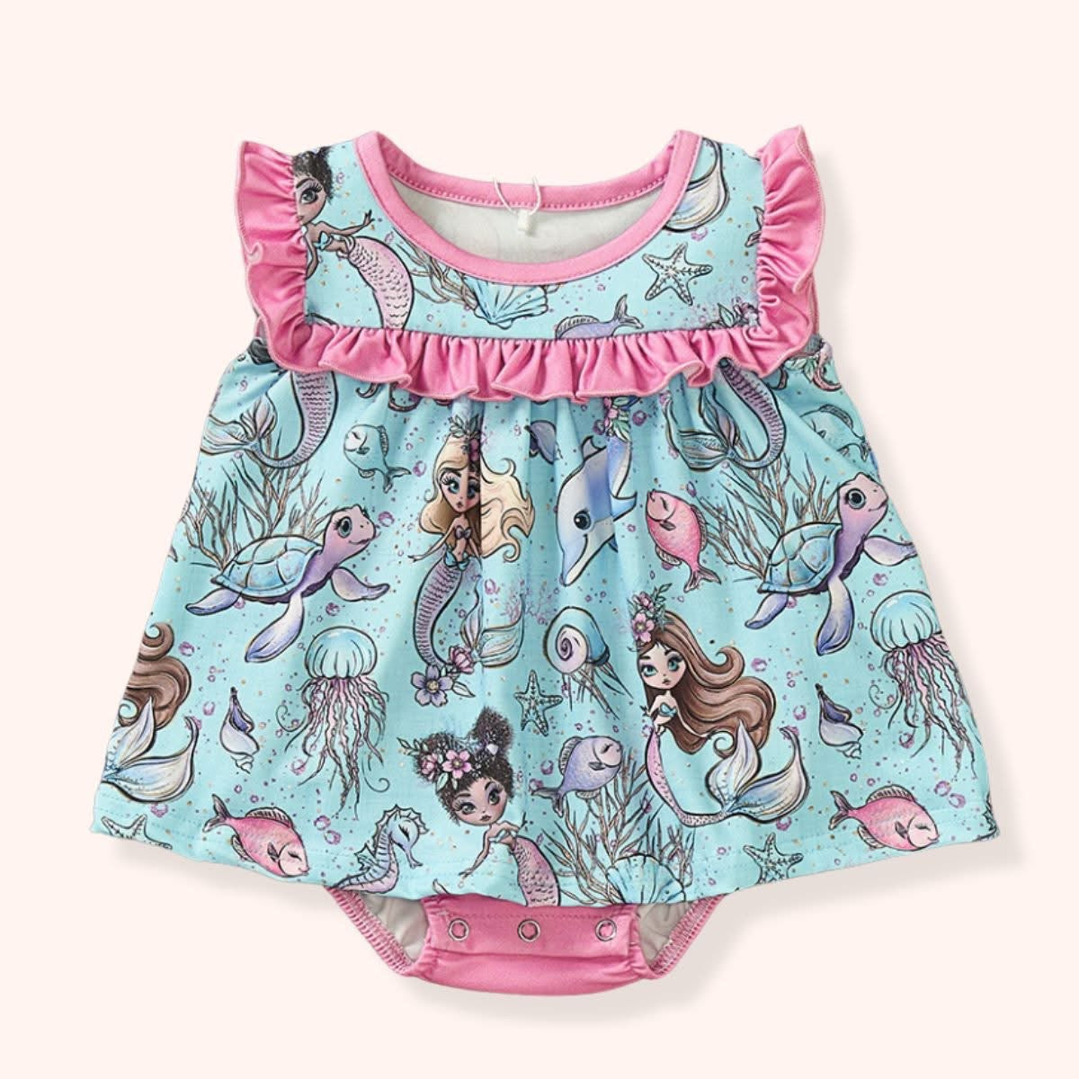 Mermaid Magic Infant Romper By Pete + Lucy