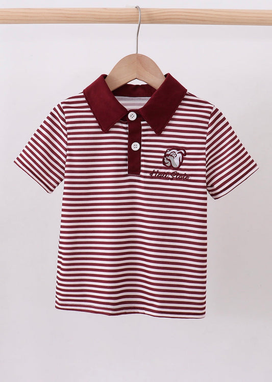 Mississippi Hail State Stripe Top