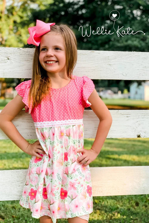 Wishful Flowers Dress by Wellie Kate