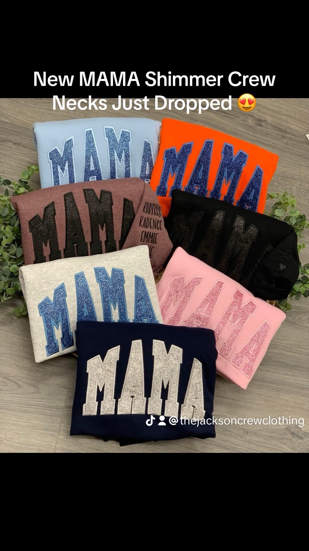 Mama Shimmer Crewneck
