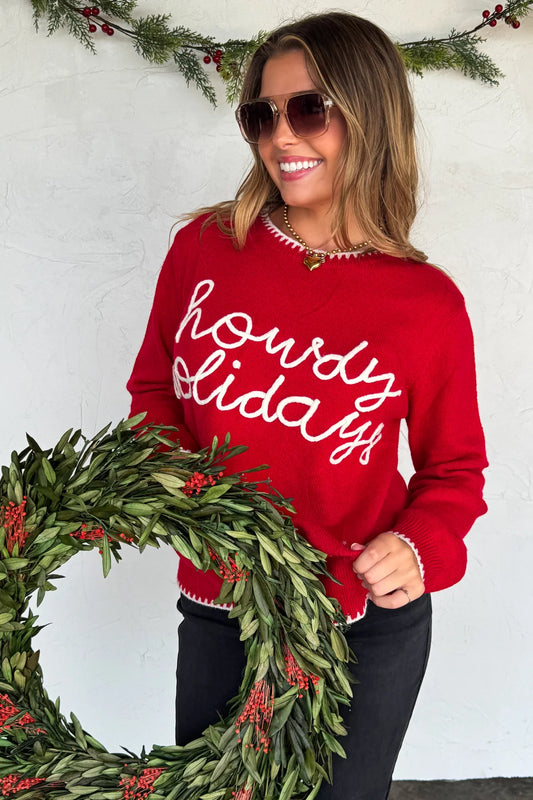 Pre-Order Howdy Holidays Sweater By Blakeley