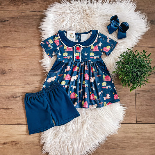 Barnyard Animals Short Set by TwoCan