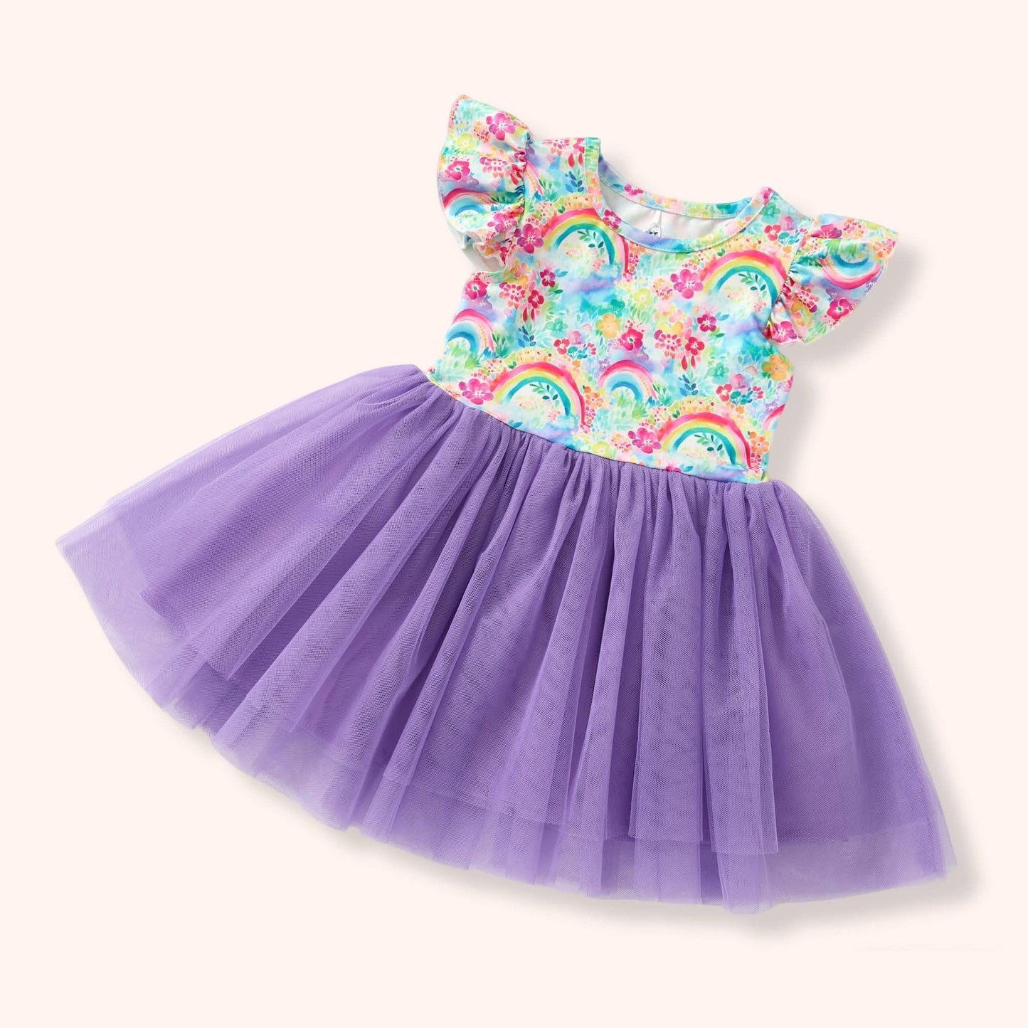 Over the Rainbow Tulle Dress By Pete + Lucy