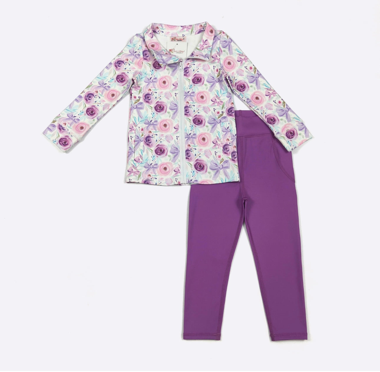 Rosette Coquette Athletic Girls Set By Clover Cottage