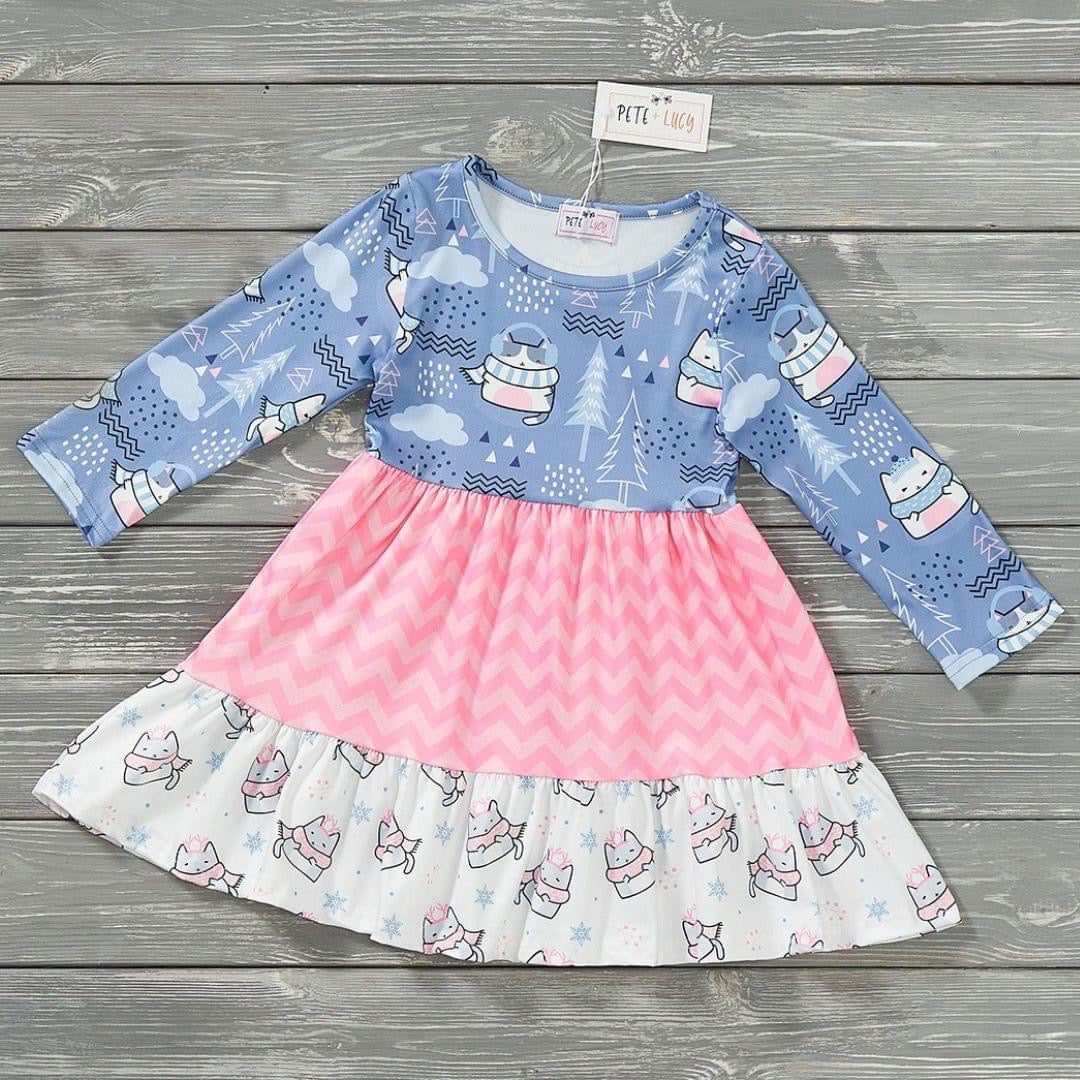 Cozy Kitten Dress by Pete + Lucy