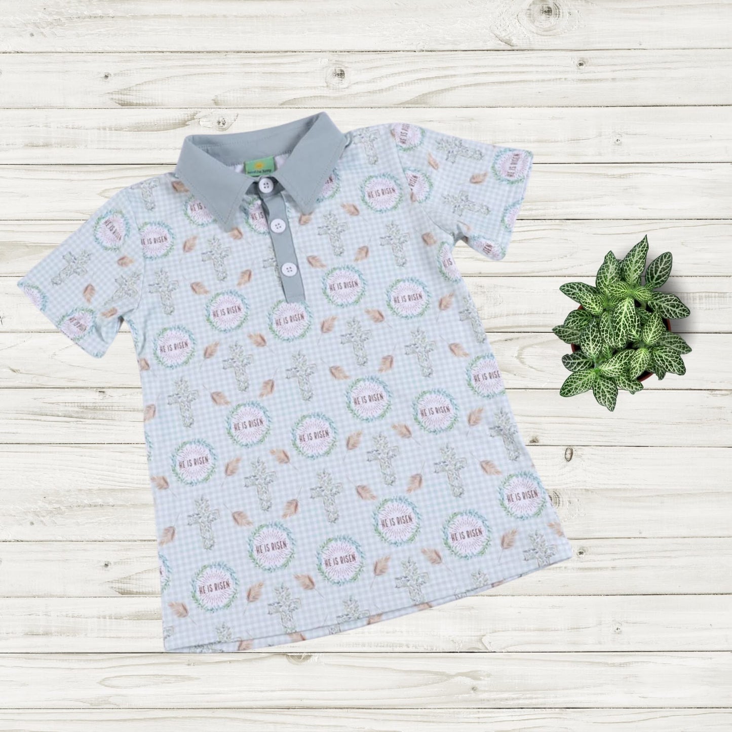 He Is Risen Polo By Sunshine Savvy