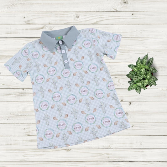He Is Risen Polo By Sunshine Savvy