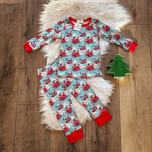 Teal Sleigh Lounge Set By TwoCan