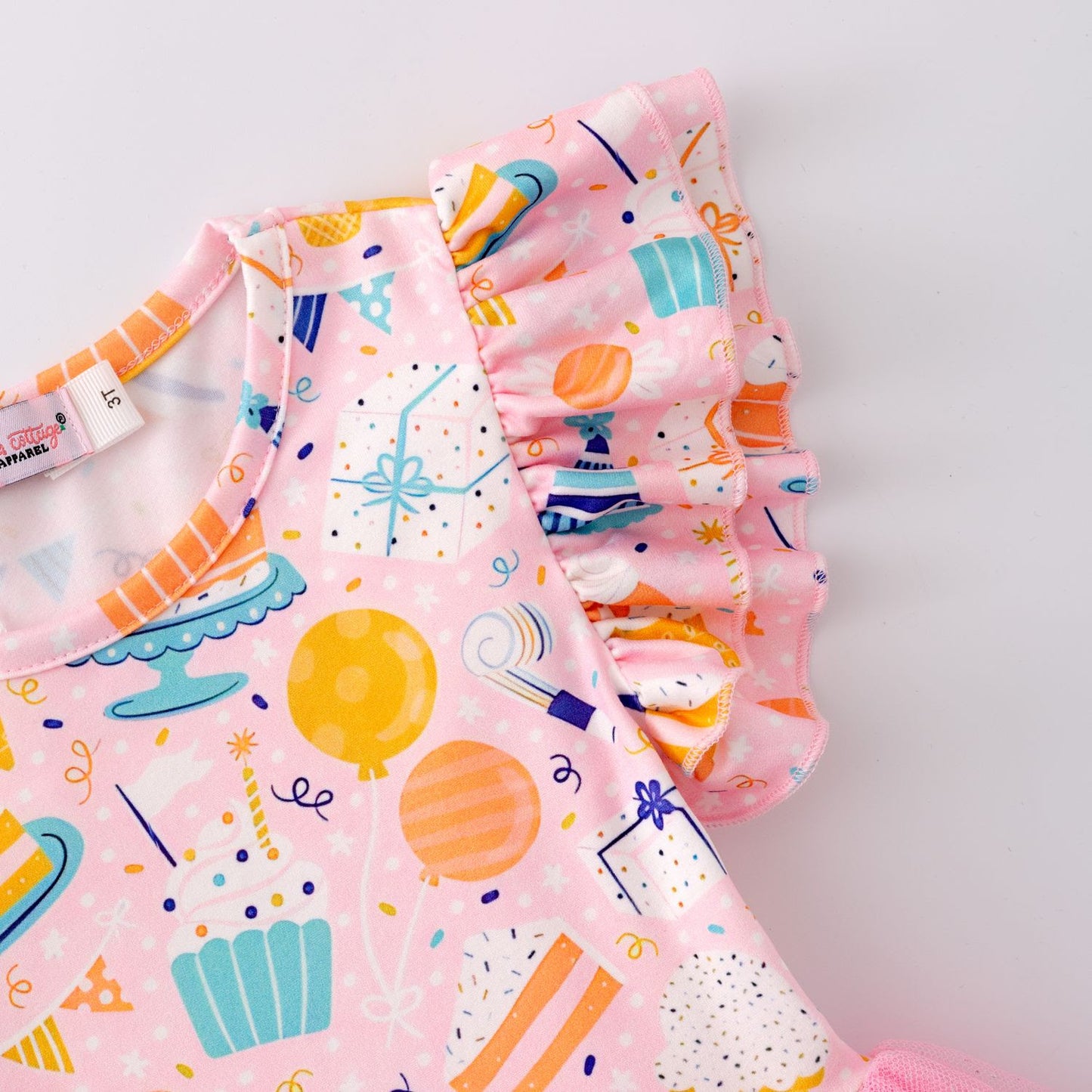 Celebrate Girls Dress By Clover Cottage