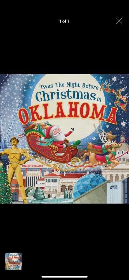 Twas The Night Before Christmas In Oklahoma Book