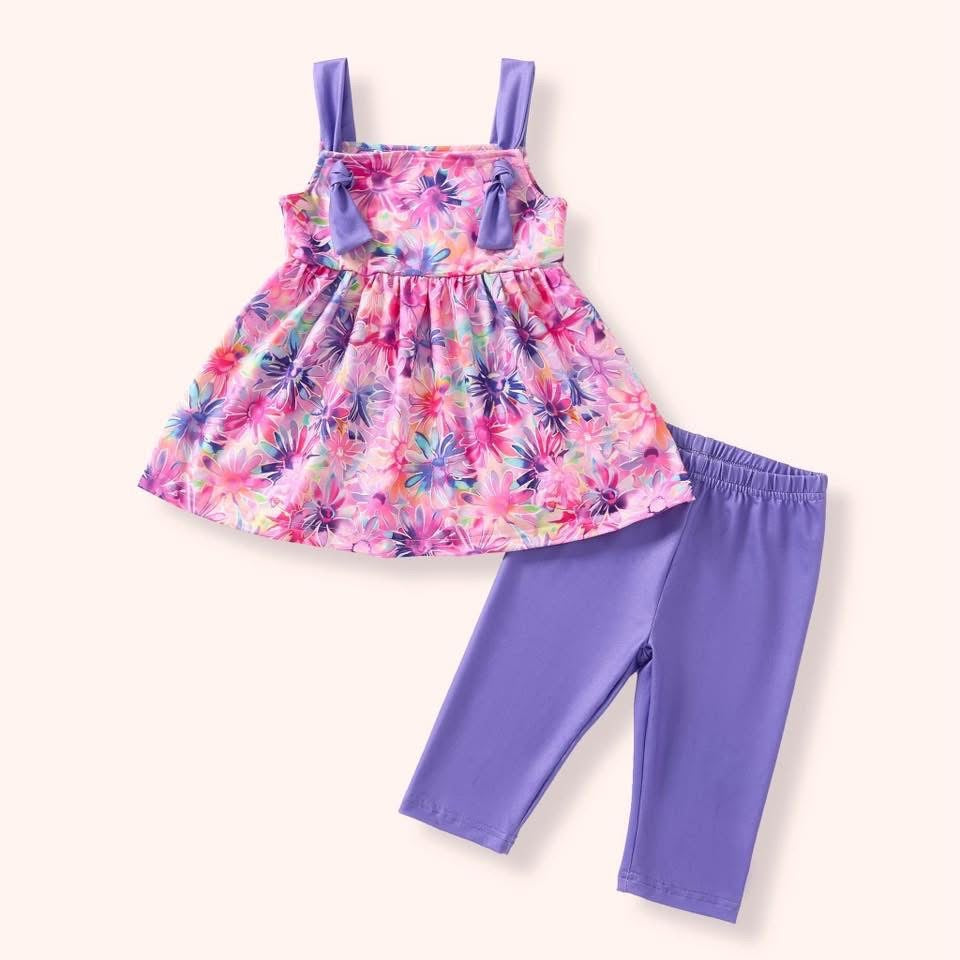 Pre-Order Dreamy Daisies Capri Set By Pete + Lucy