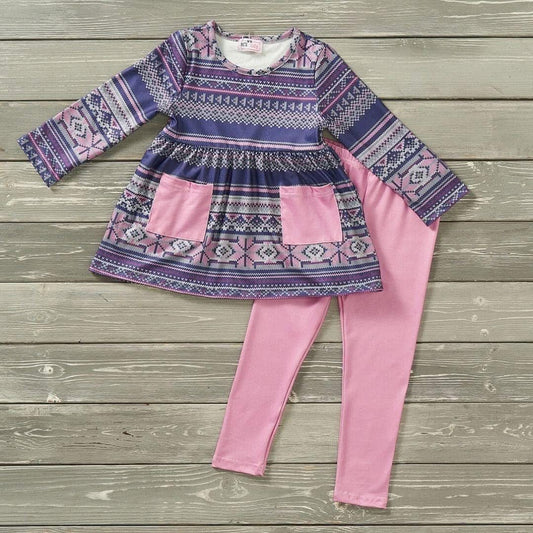 Nordic Frost Pants Set by Pete + Lucy