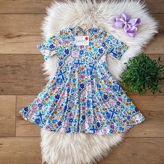 Easter Crosses Dress by Landrie Lou