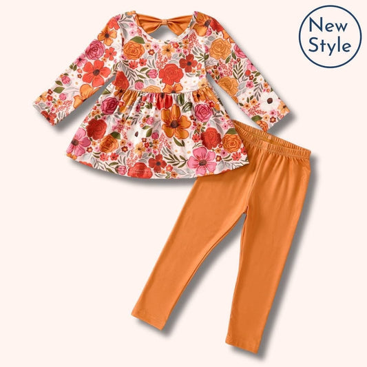 Rosewood Blooms Pants Set by Pete + Lucy