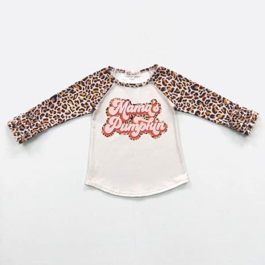 Mamas Pumpkin Raglan by Clover Cottage