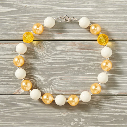 Flower Child Bubble Gum Necklace