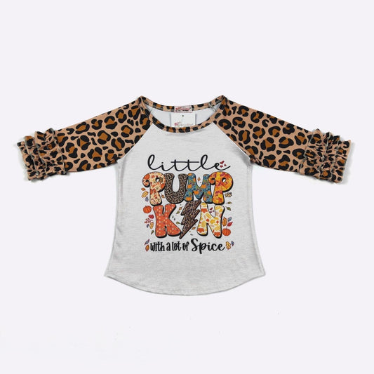 Little Pumpkin Raglan by Clover Cottage