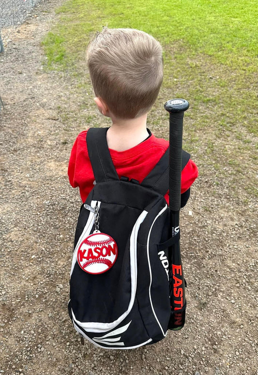 Sport Name Bag Tags- Baseball