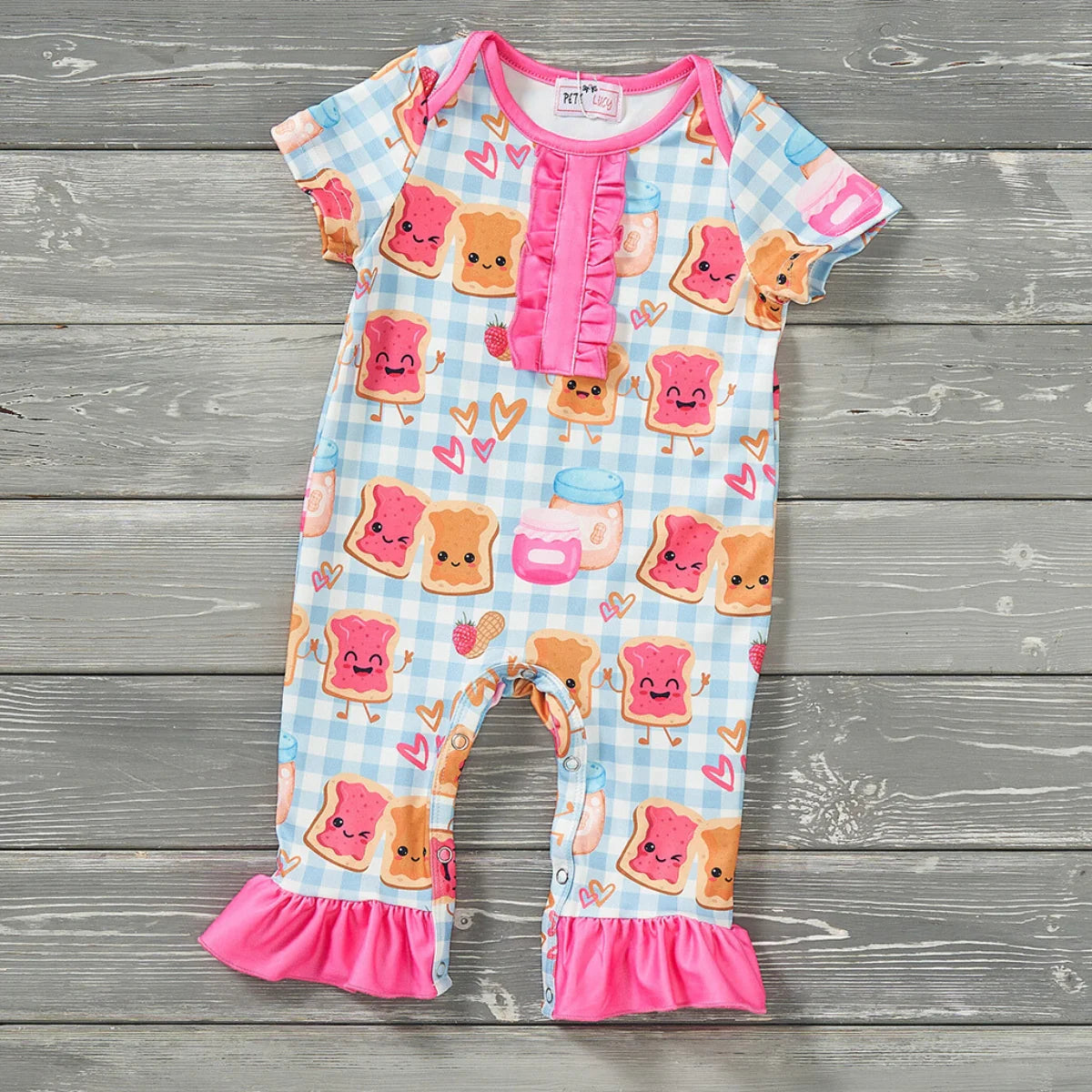 PB& J Infant Romper by Pete + Lucy