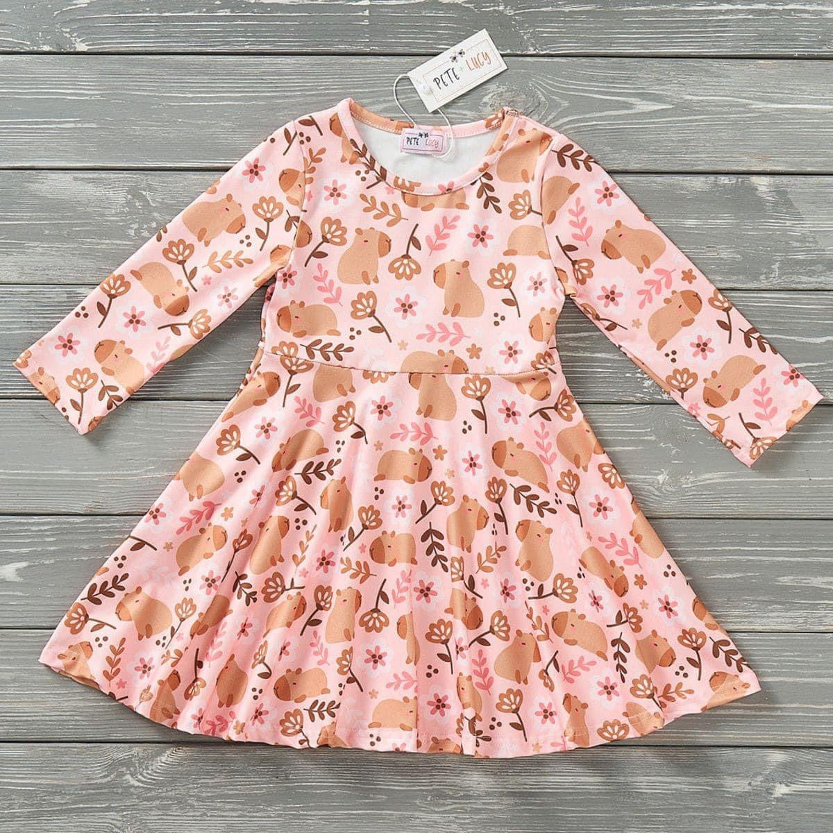 Cuddly Capybarus Dress by Pete + Lucy