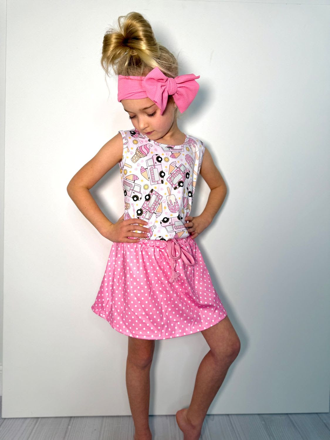 Ice Cream Truck Skort Set by Clover Cottage