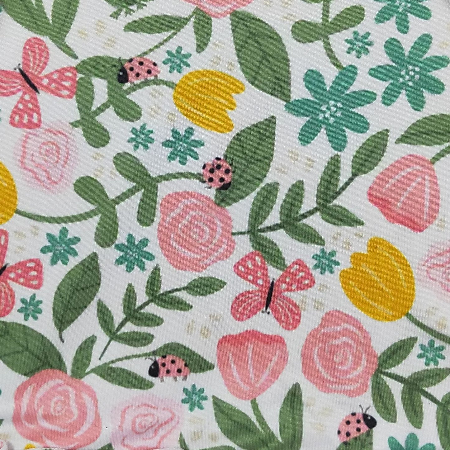 Ladybug Blooms Dress By Clover Cottage