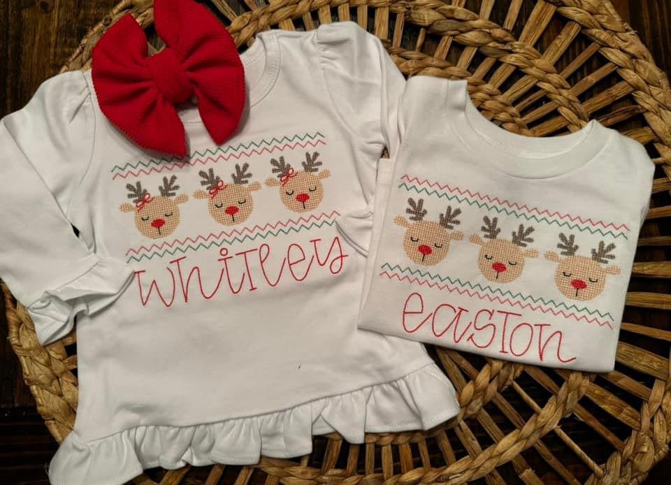 Embroidered Christmas Shirts