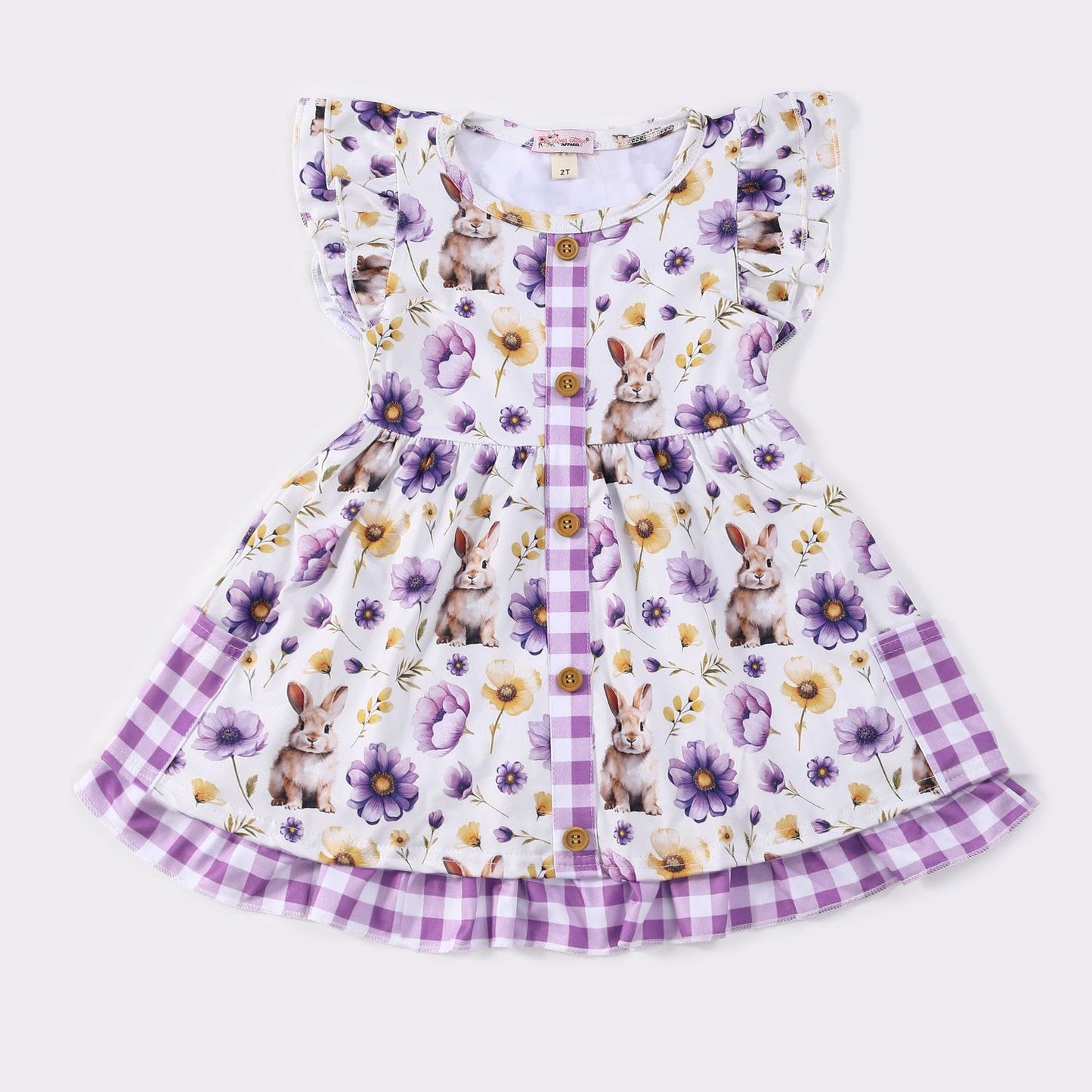 Purple Easter Dress By Clover Cottage