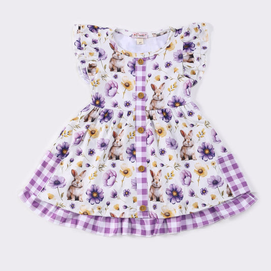 Purple Easter Dress By Clover Cottage