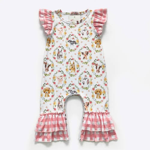 Farm Babies Infant Romper by Clover Cottage