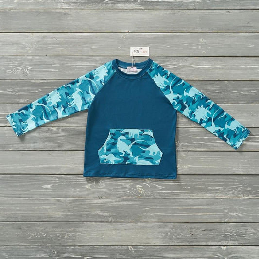 Pre-Order Camo-Saurus Tee by Pete + Lucy