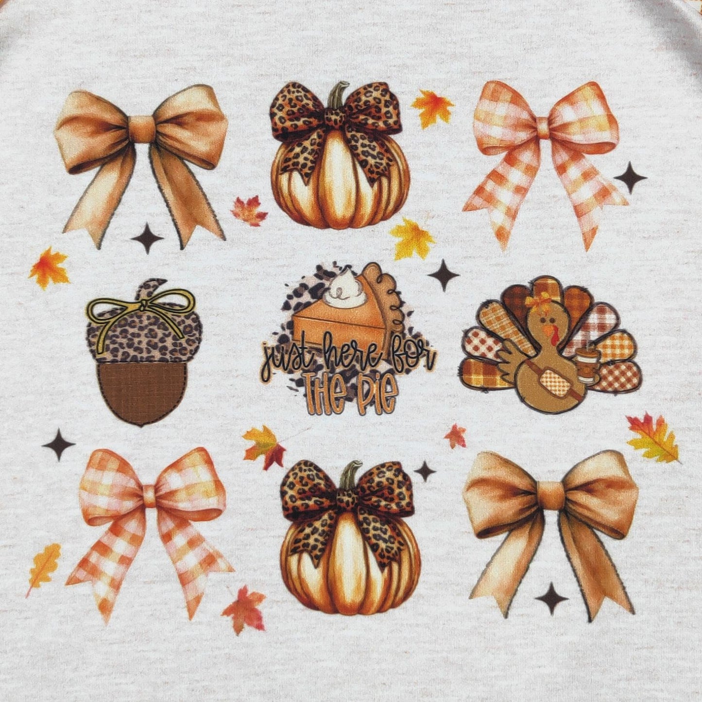 Coquette Thanksgiving Raglan By Clover Cottage