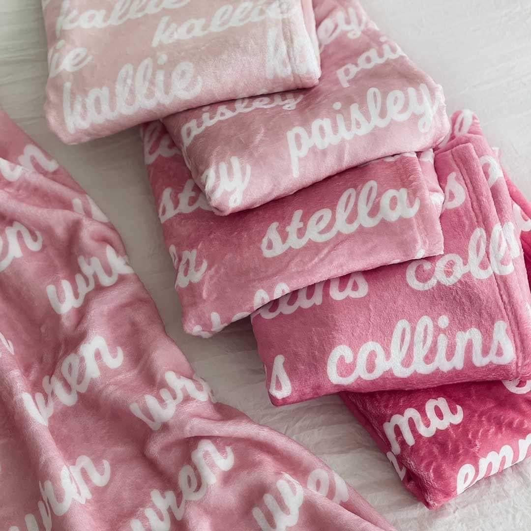 Custom Baby Name Blanket