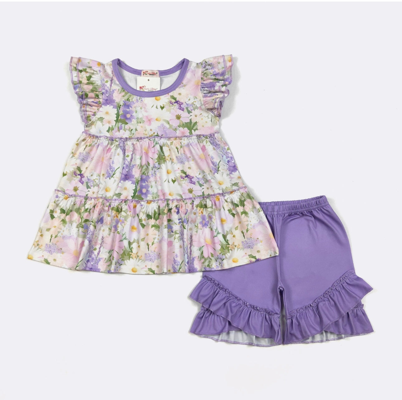 Lavender Garden Girls Set By Clover Cottage