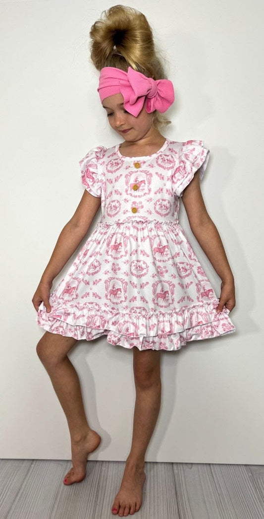 Waverly Equestrian Dress By Clover Cottage