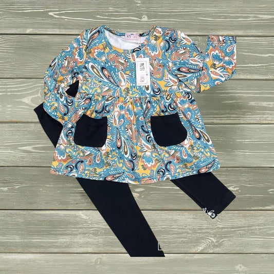 Paisley Swirl Pants Set by Pete + Lucy