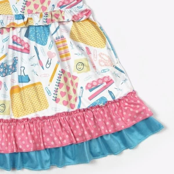 School Supplies Dress by Clover Cottage