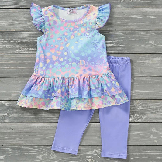 Savannah’s Leopard Capri Set by Pete + Lucy