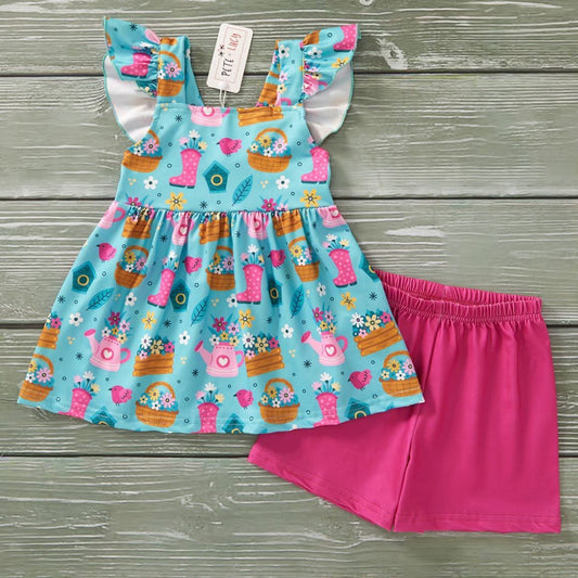 Gardening Bliss Short Set by Pete + Lucy